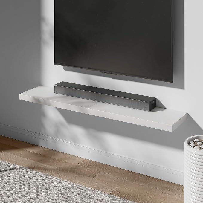 Floating Shelf, 30 in W x 12.75 in D x 2 in H Wooden Floating Wall Shelf - Image 2