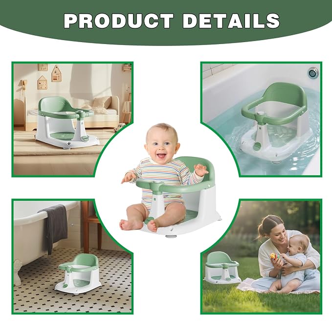 Baby Bath Seat for Babies 6 Months & up - Image 6