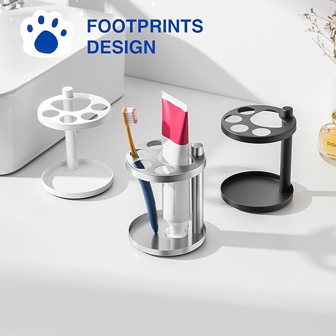 Stainless Toothbrush Holder Stand - Image 3