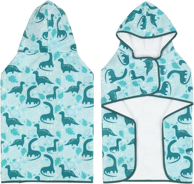 HDE Dog Bathrobe Super Absorbent Quick Drying Puppy Towel Wrap Coat Adjustable - Image 5