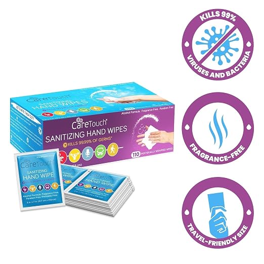 Care Touch Hand Sanitizer Wipes - Image 2