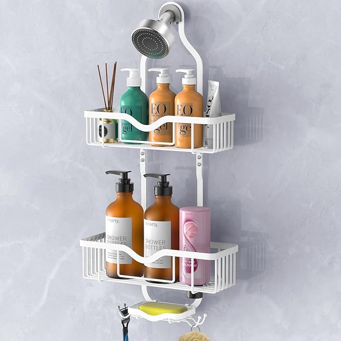 Kadolina Shower Caddy Hanging, Bathroom Shower Rack, Bathroom Organizer by Kadolina