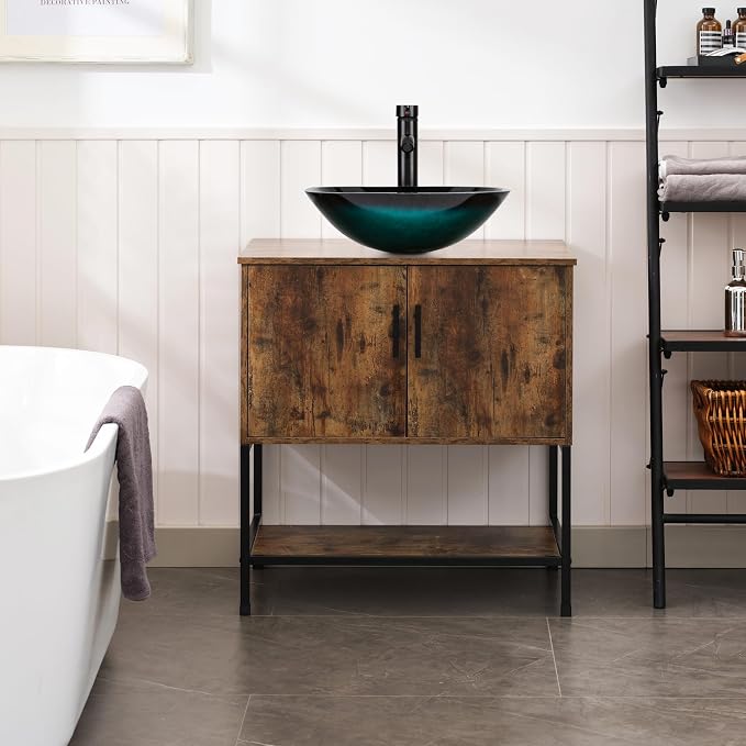 UEV Rustic Brown 30" Bathroom Vanity - Image 5