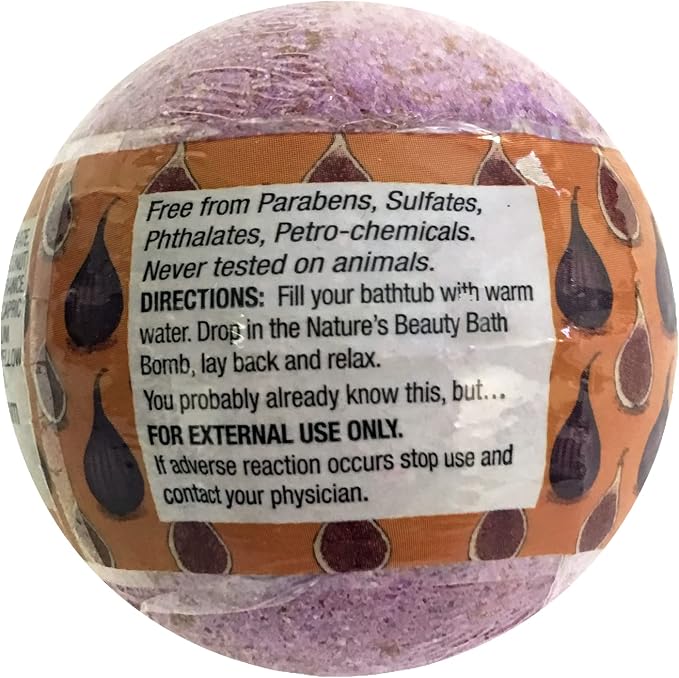 Nature's Beauty Brown Sugar & Fig Bath Bomb Multi-Pack - Image 6