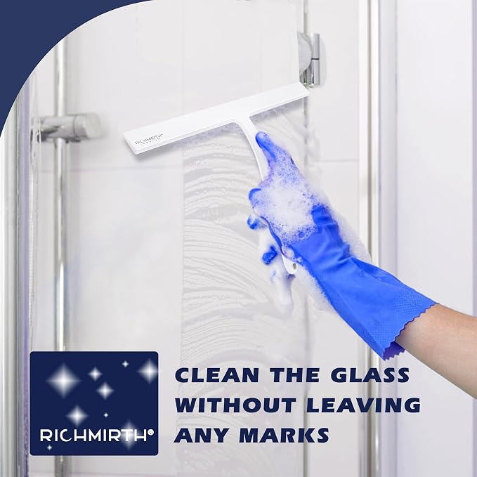 12 Inch Silicone Shower Squeegee - Image 7