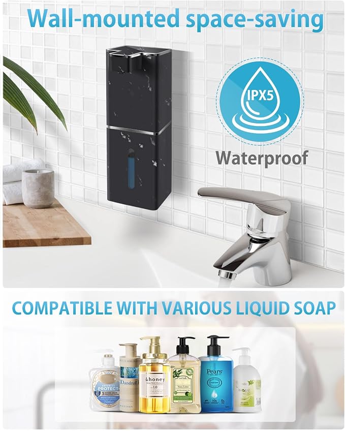 Automatic Liquid Soap Dispenser Touchless Soap Dispenser 380ml/12.8oz - Image 6