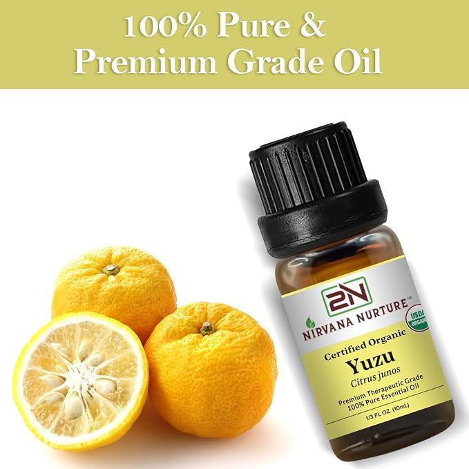 Yuzu Essential Oil USDA Certified Organic, 100% Pure Natural Premium Grade - Image 5