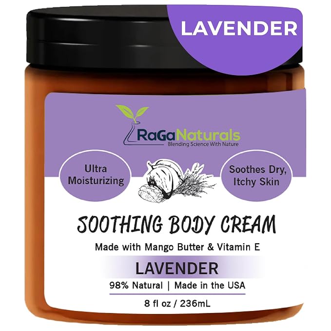 RaGaNaturals Calming Lavender Hand & Body Cream by RaGaNaturals