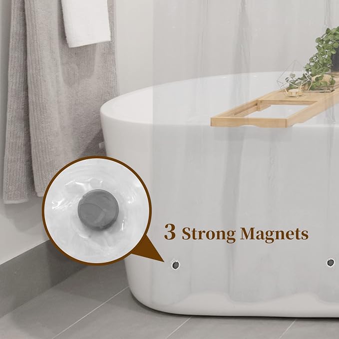 Barossa Design Plastic Shower Liner Clear - Image 8