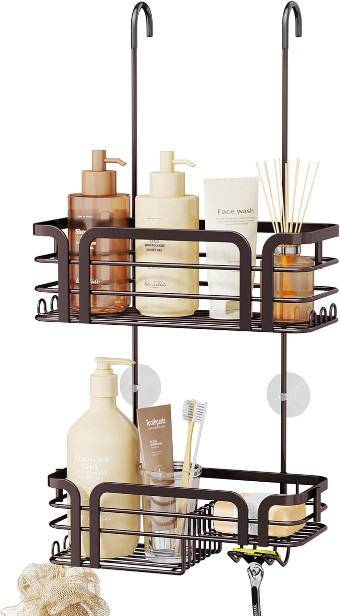 SWTYMIKI Shower Caddy Hanging Organizer by SwtyMiki-TidyHomeSweetLife