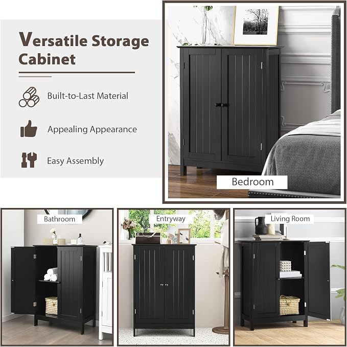 Tangkula Freestanding Storage Cabinet - Image 9