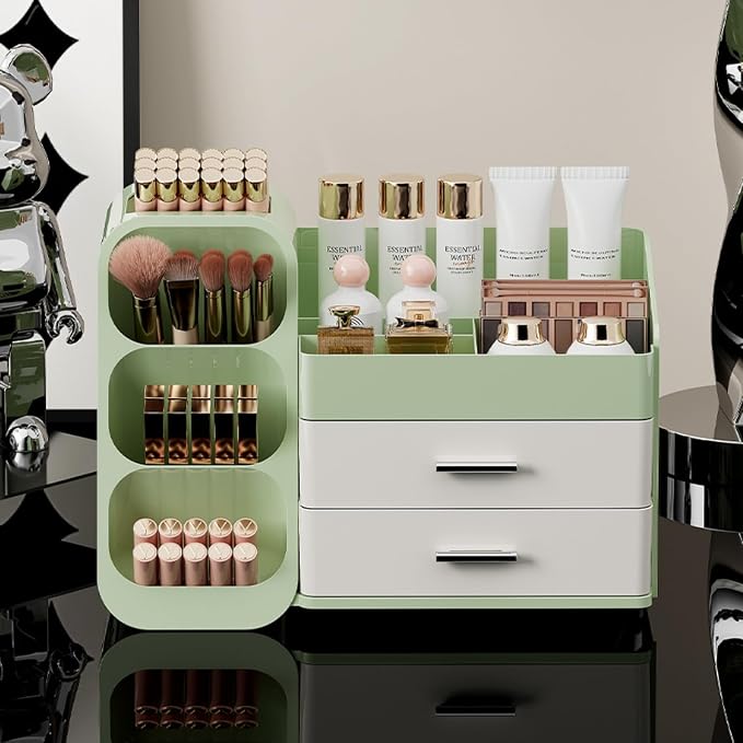 Makeup Organizer with Drawers for Vanity, Spacious Cosmetic Display Case - Image 4