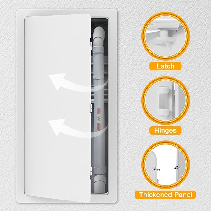 Suteck Plumbing Access Panel for Drywall Ceiling 14 x 29 Inch Reinforced - Image 6