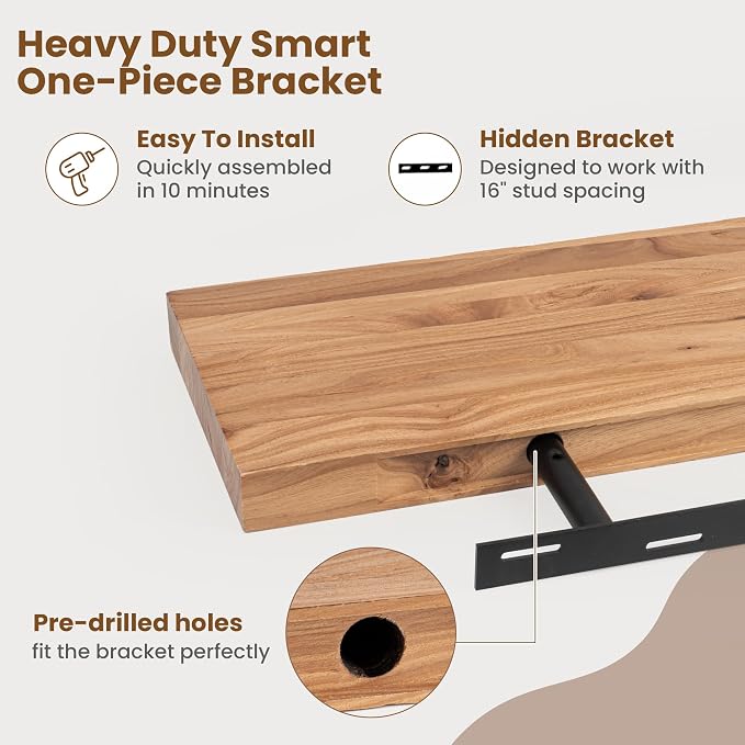 Floating Shelves for Wall Decor, Wall Shelves - Image 6