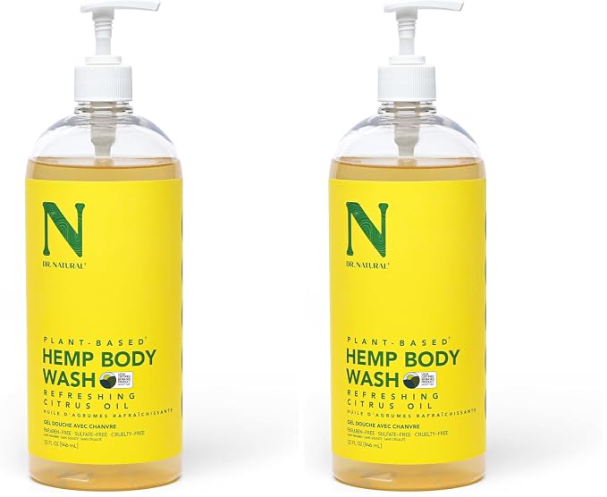 Dr. Natural Hemp Body Wash, 32 oz by DrNatural