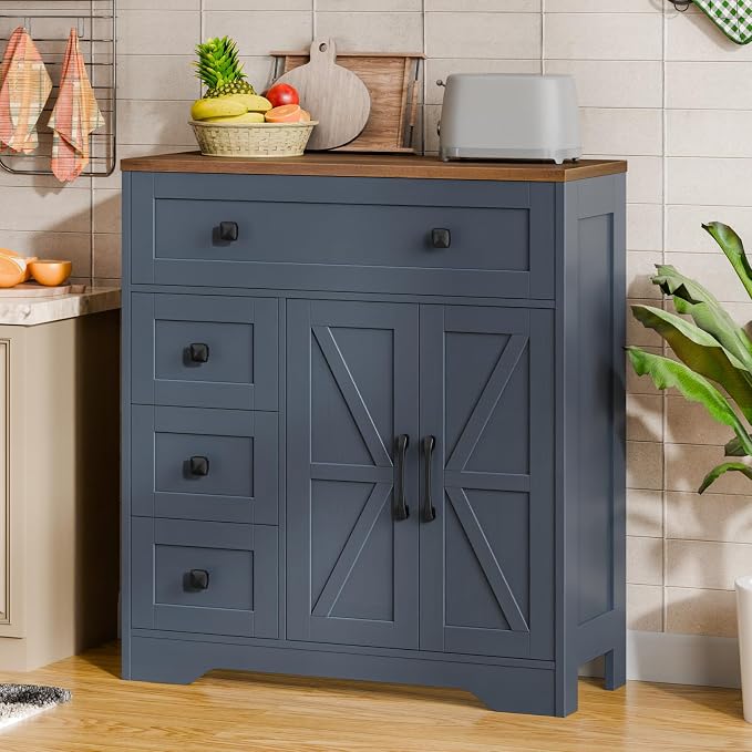 Vabches Farmhouse Storage Cabinet - Image 7