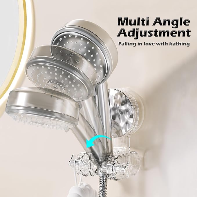 Inchant Suction Cup Shower Head Holder Universal ABS Suction Cup Shower Head - Image 7
