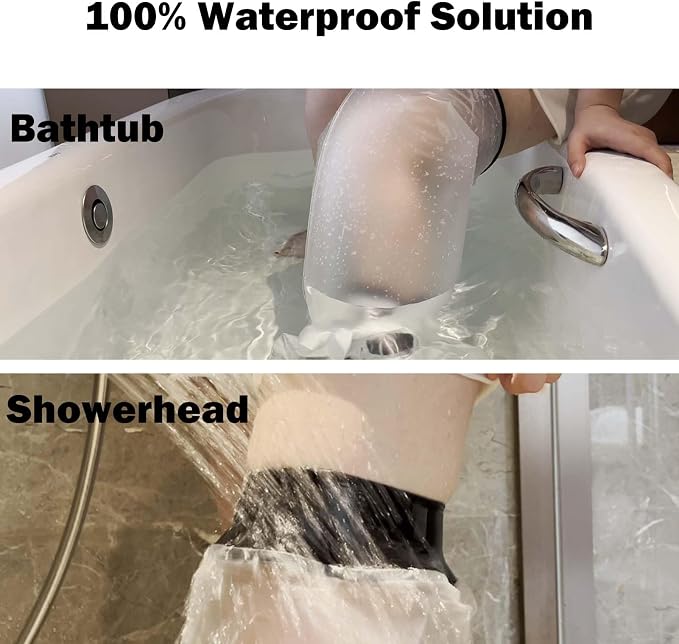 Cast Covers for Shower Leg, Waterproof Cast Cover for Showering, Cast Protector - Image 2