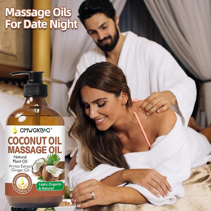 Coconut Oil Massage Oil for Massage Therapy- Relaxing Massage Oil, Carrier Oil - Image 5