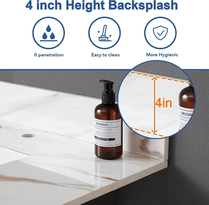 Montary 37"x 22" Bathroom Vanity Top - Image 6
