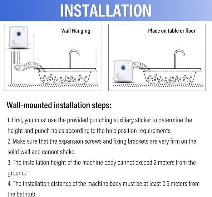 Nano Hydrogen Rich Moisturizing Bubble Bath Machine Above 4000ppd Molecular - Image 8