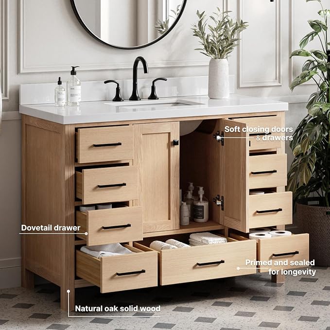 ARIEL 49'' Bathroom Vanity - Image 4