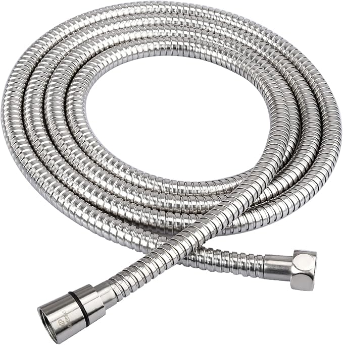 HOMEIDEAS 100 inches Shower Hose, 8.3 feet Long 304 Stainless Steel Handheld by HOMEIDEAS