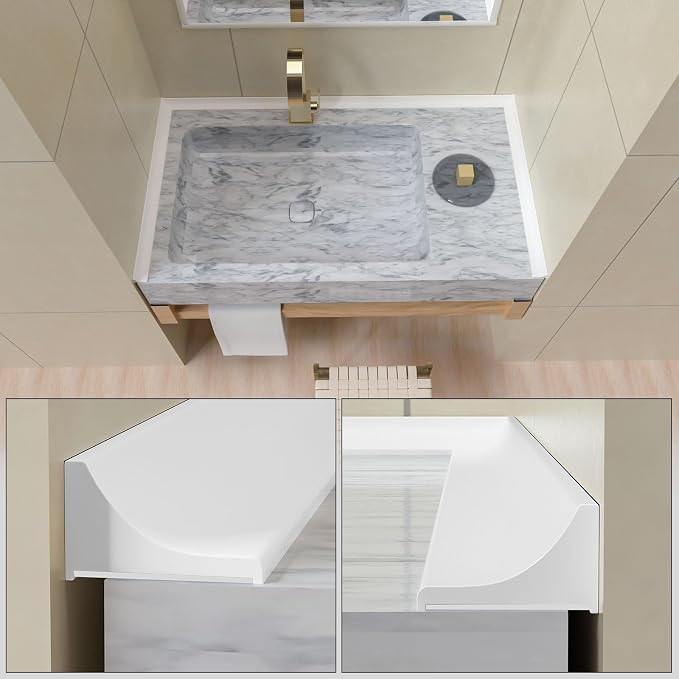 67Inch Collapsible Shower Threshold Water Dam Barrier, Self Adhesive Silicone - Image 6