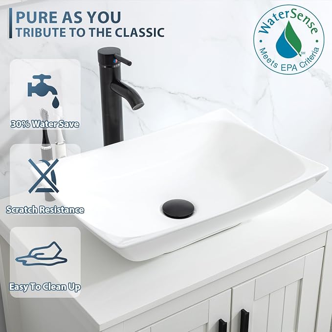 eclife 48" Modern Bathroom Vanity Sink Combo Freestanding Cabinet - Image 5