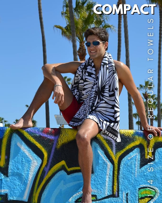 ECCOSOPHY Microfiber Beach Towel - Image 5