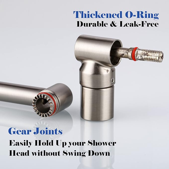 Brushed Nickel Shower Arm Extension - Image 6