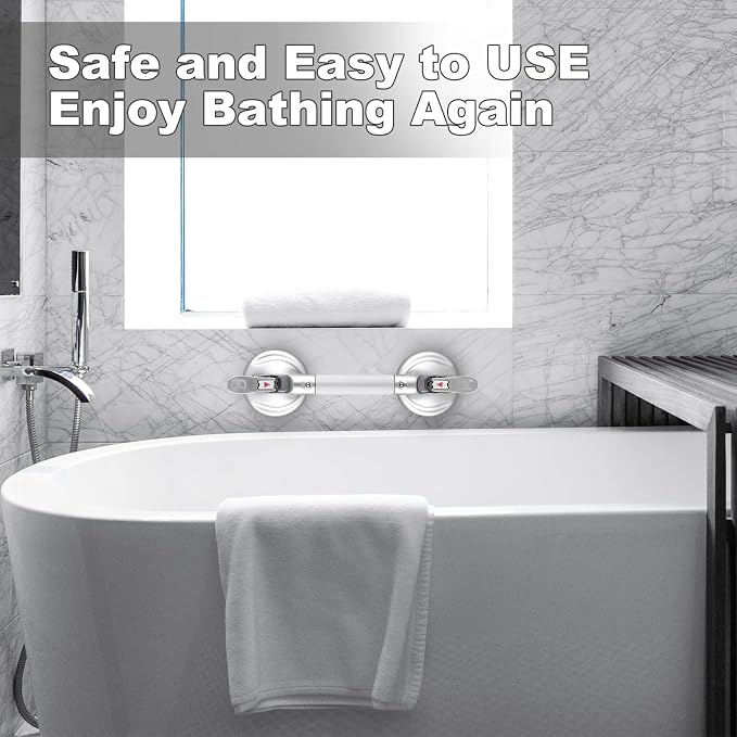 Shower Handle Upgraded 15 inch Grab Bar - Image 6