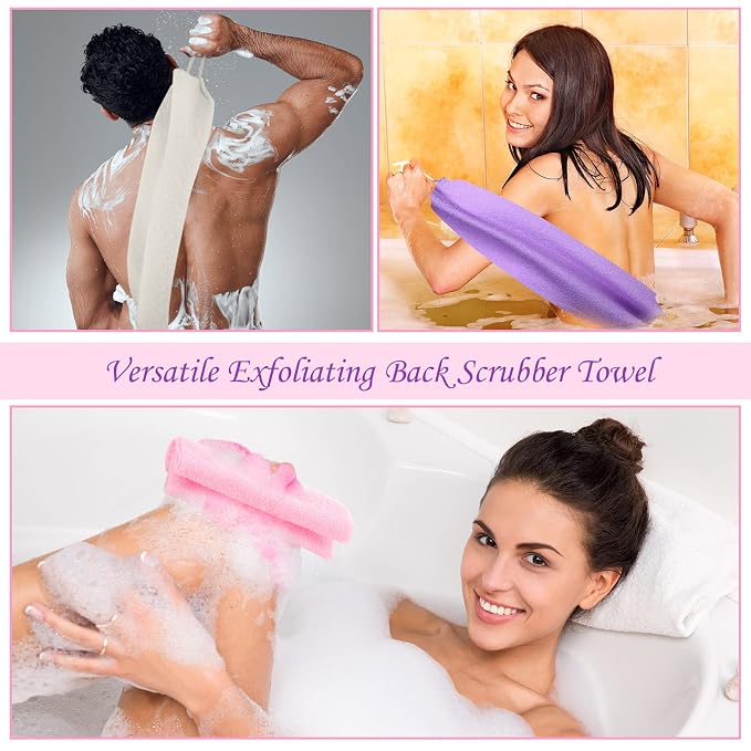 Lounsweer 7 Pieces Exfoliating Back Scrubber - Image 6
