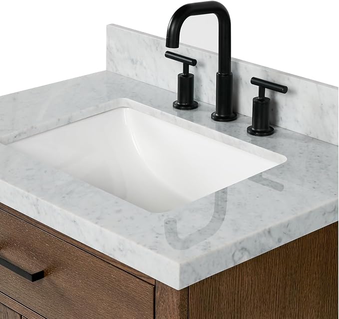 ARIEL Hepburn 31 Inch Single Rectangular Sink Bathroom Vanity - Image 14