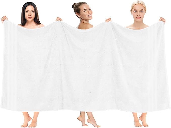 DAN RIVER 2 Pack Luxury Bath Sheets 35x70, 600 GSM, Soft & Quick Dry 100% Ring - Image 5