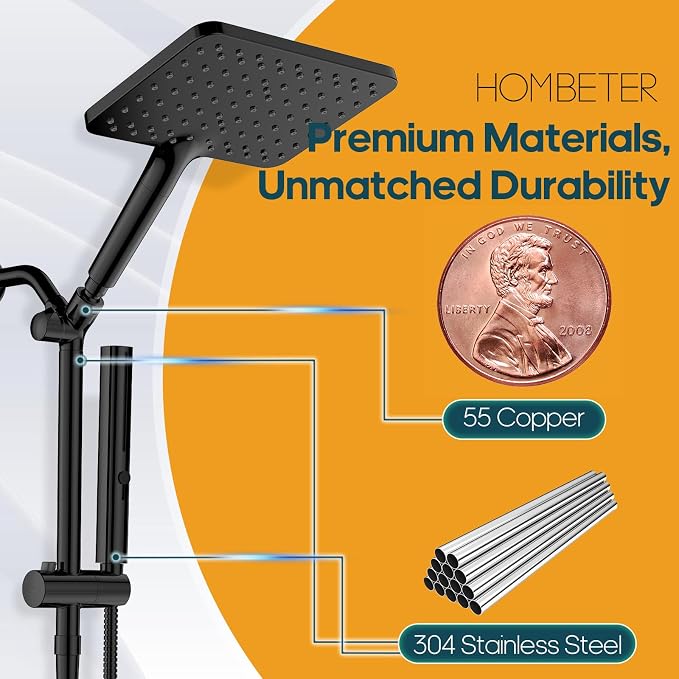 Filtered Shower Head with Handheld Combo High Pressure Shower Head with Filters - Image 2