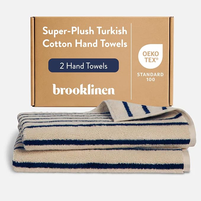 Brooklinen Super-Plush Turkish Cotton Hand Towels by Brooklinen