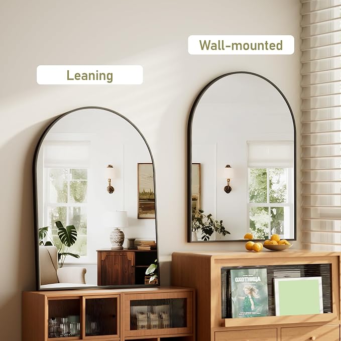 HARRITPURE 36"x48" Arched Bathroom Mirror - Image 8