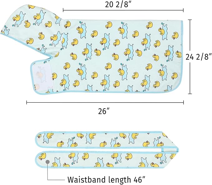 HDE Dog Bathrobe Super Absorbent Quick Drying Puppy Towel Wrap Coat Adjustable - Image 2