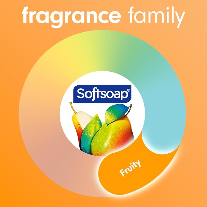 Softsoap Antibacterial Liquid Hand Soap, Gentle Clean, Sparkling Pear Scent - Image 4