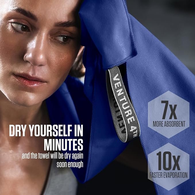 VENTURE 4TH Quick Dry Towel. Microfiber Travel Towel Ideal - Image 4