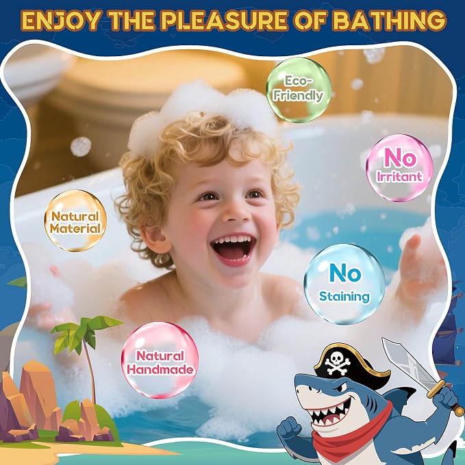 Bath Bombs for Kids with Surprise Inside, 9 Pack Kids Bath Bombs with Treasure - Image 4