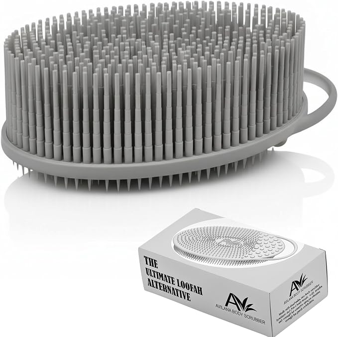 Exfoliating Body Scrubber Silicone by Avilana