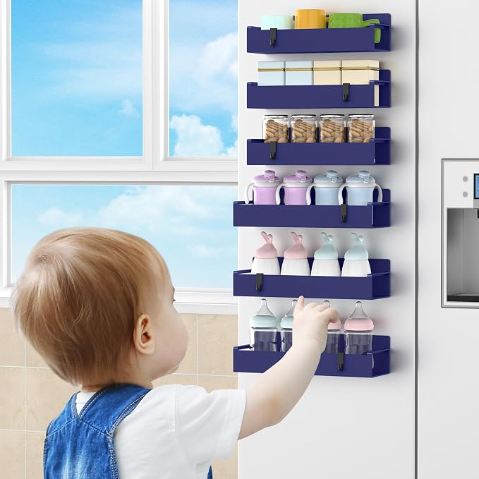 6 Pack Magnetic Spice Rack Organizer - Image 7