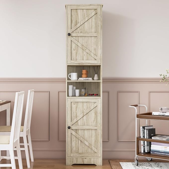 Tall Bathroom Cabinet, Storage Cabinet - Image 2