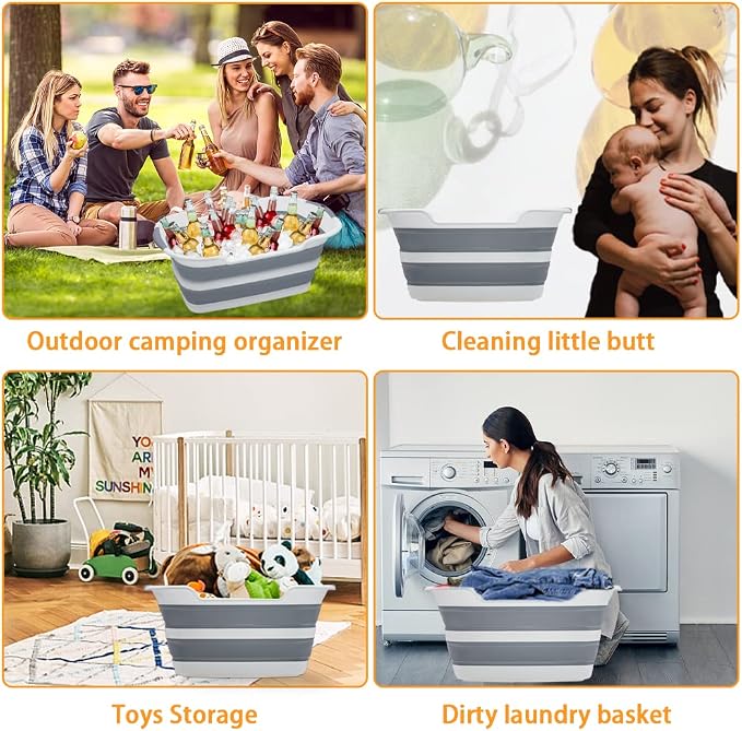 Collapsible Pet Bathtub, 7.1 Gal - Image 6