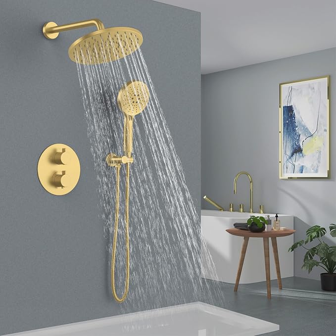 Iriber Thermostatic Shower System Wall Mount - Image 2