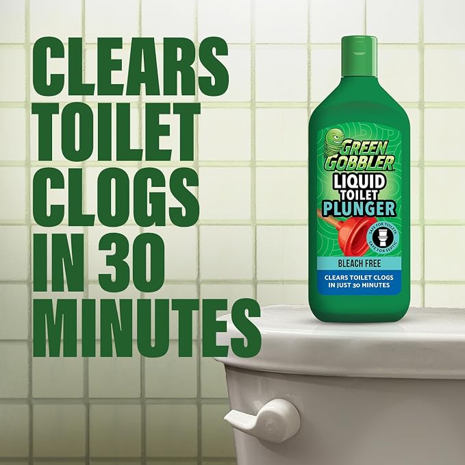 Green Gobbler Liquid Toilet Plunger | Clog Remover | Safe - Image 4