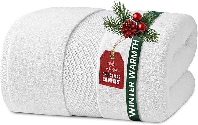 Infinitee Xclusives – Luxury Bath Sheets Towels – 1 Pack 600 GSM – 100% Ring by InfiniteeXclusives
