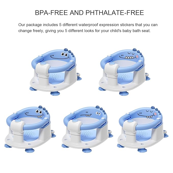 TPN Baby Bath Seat for Babies 6 Months & Up, Non-Slip Toddler Bath Seat - Image 2